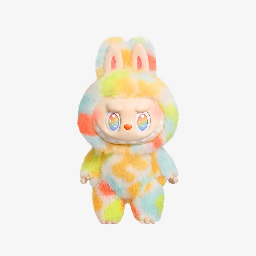 Labubu doll big into energy rock the universe